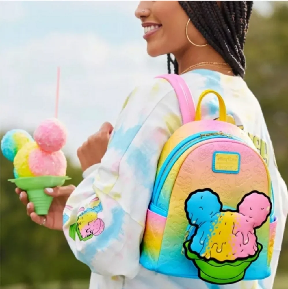 🆕️ 💖 Loungefly Disney Parks Shaved Ice Mickey Mini Backpack